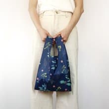 環保購物袋【袋走-生活植物集】附掛袋 可折疊收納