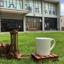 【手作DIY】迷你木棧板 造型 木質 杯墊 隔熱墊