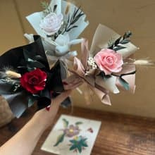 永生花 單隻玫瑰花束 告白花束 求婚花束 情人節花束 永生花 不凋