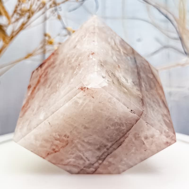 【紅膠花魔方擺件】風水擺件 招貴人 辦公室小物