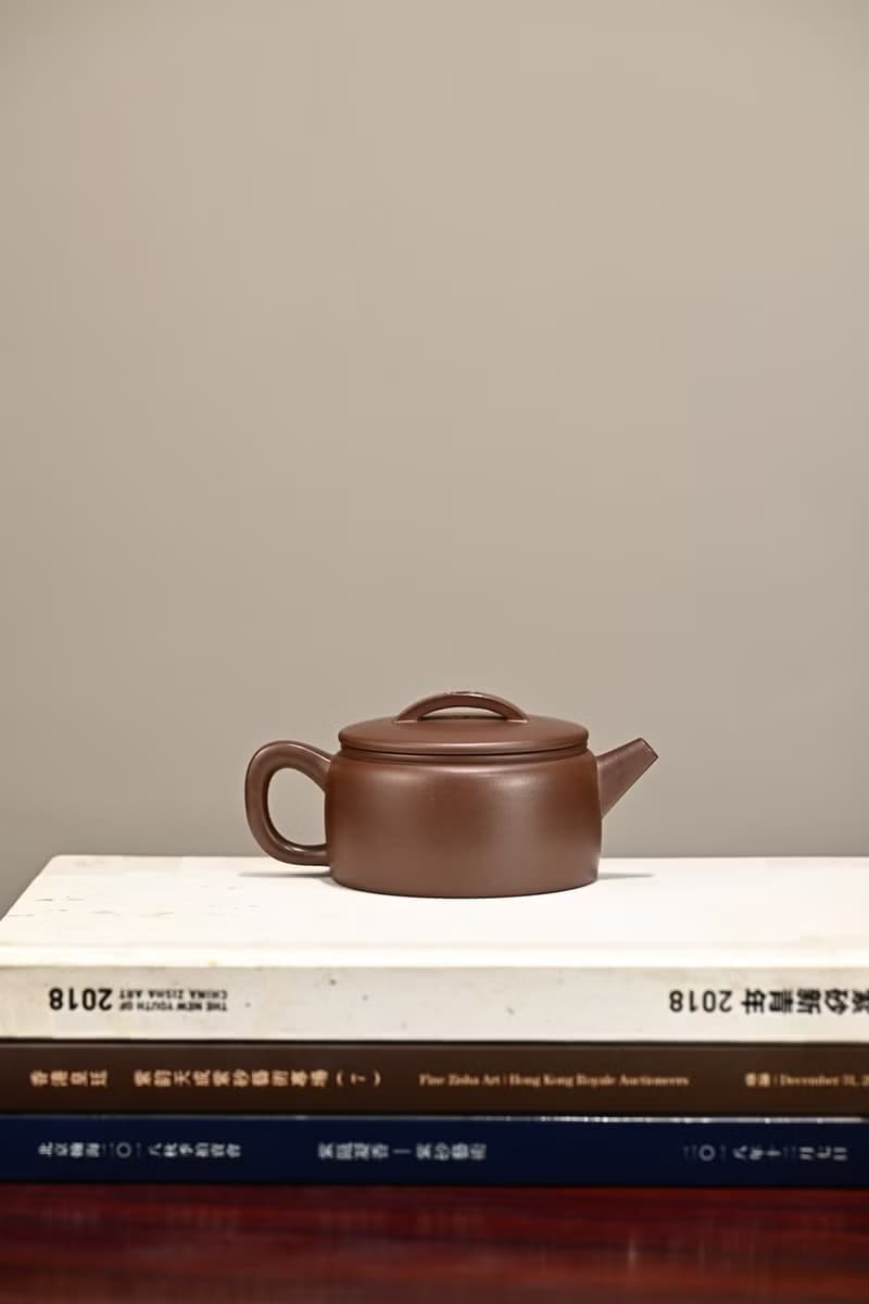 漢瓦 手工容量200cc紫泥