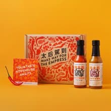 【端午送禮】無油低卡沾醬 - 中辣兩瓶辣醬組 (愛文芒果、百香芥)