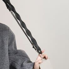 閃光系 | CRUSH - 黑潮 * 黑色 波浪 金屬色 尼龍 傘繩 手機背帶