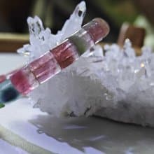 天然西瓜碧茜手排|天然水晶