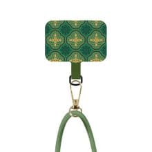 印花樂聯名手機掛繩夾片6.0mm/玻璃海棠/古綠色