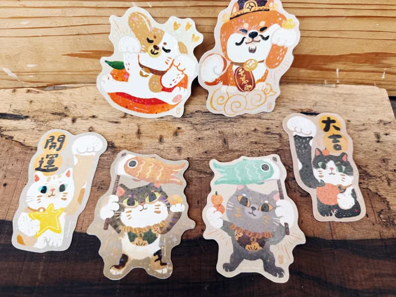 2026_十款閃亮亮防水貼紙全套優惠組合 _好日吉制物所