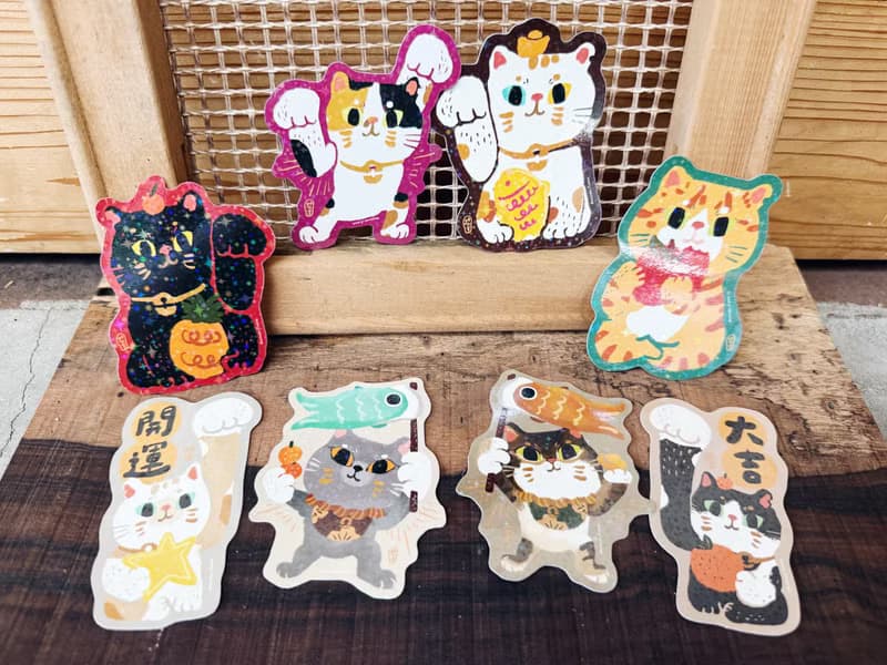 2026_十款閃亮亮防水貼紙全套優惠組合 _好日吉制物所