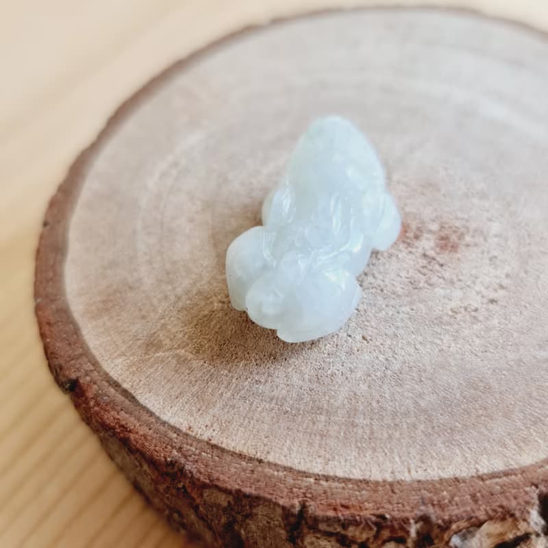 果綠老種滿底貔貅 | 天然緬甸玉A貨翡翠