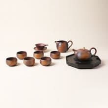 【中秋送禮】陸寶 山海佳境茶組 1壺1海6杯 原礦 茶具組 茶器