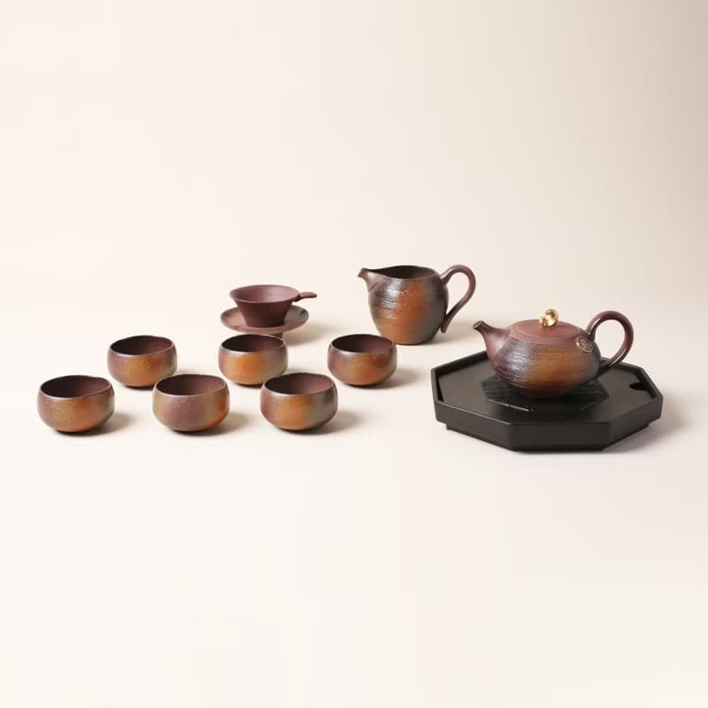 【中秋送禮】陸寶 山海佳境茶組 1壺1海6杯 原礦 茶具組 茶器