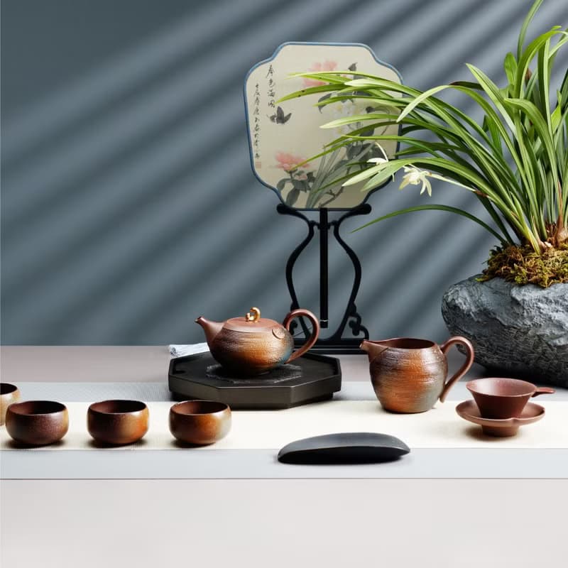 【中秋送禮】陸寶 山海佳境茶組 1壺1海6杯 原礦 茶具組 茶器