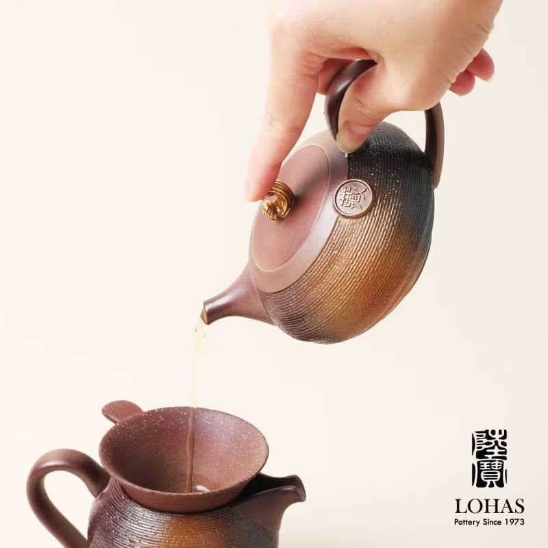 【中秋送禮】陸寶 山海佳境茶組 1壺1海6杯 原礦 茶具組 茶器