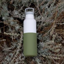 美國HYDY時尚保溫水瓶 CinCin White系列,海藻綠-白瓶,  - 590ml