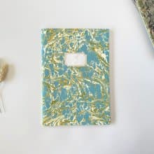 ステッチ中綴じノート  マーブル紙　A5