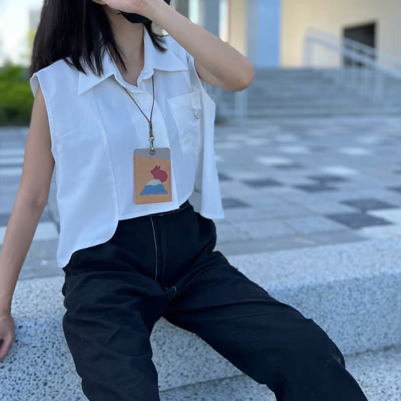 兔年 質感證件套 悠遊卡套-富士兔