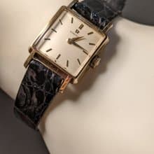 Omega 稀有手上鍊機械錶 方形古董錶 vintage watch