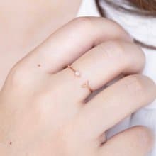 月光石925純銀美人魚戒指 可調式戒指