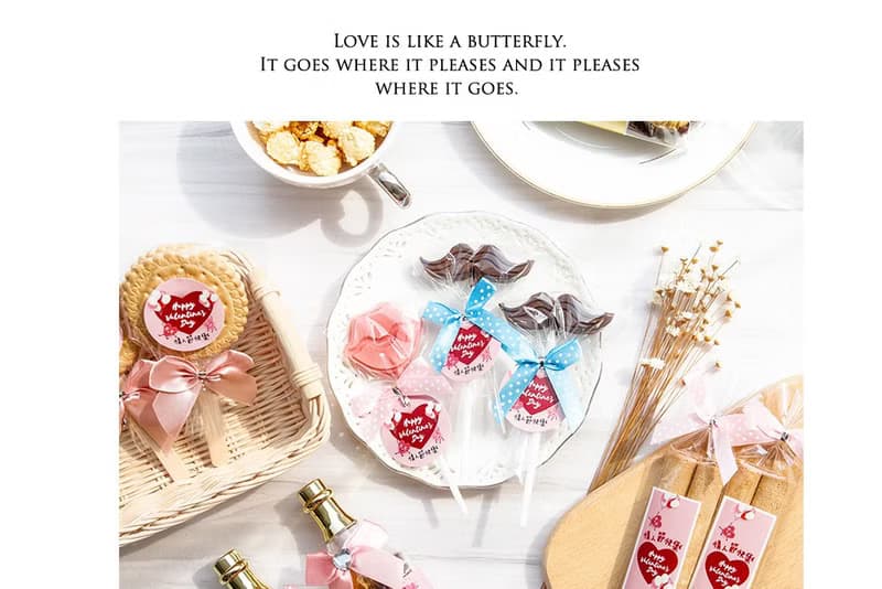 情人節禮物贈品 小鬍子&小嘴唇 巧克力 工商禮品 活動點心 來店禮