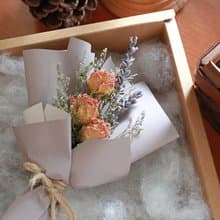 | 小小心意 | - 迷你花束 - 乾燥小花束 送禮用配花 (附包裝盒)