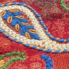 喀什米爾Cashmere/水煮羊毛披肩/針織圍巾/刺繡圍巾/羊絨披巾-花