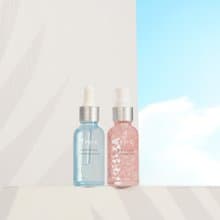 【精華組合】保濕精華+妝前精華 l 日發光 夜修護