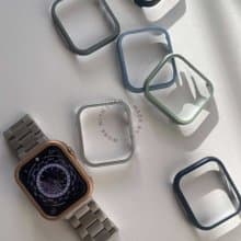 Apple Watch Case | 極簡素色霧感金屬半包防摔硬殼