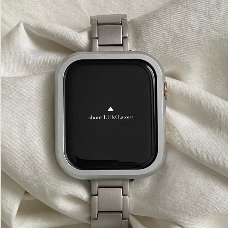 Apple Watch Case | 極簡素色霧感金屬半包防摔硬殼