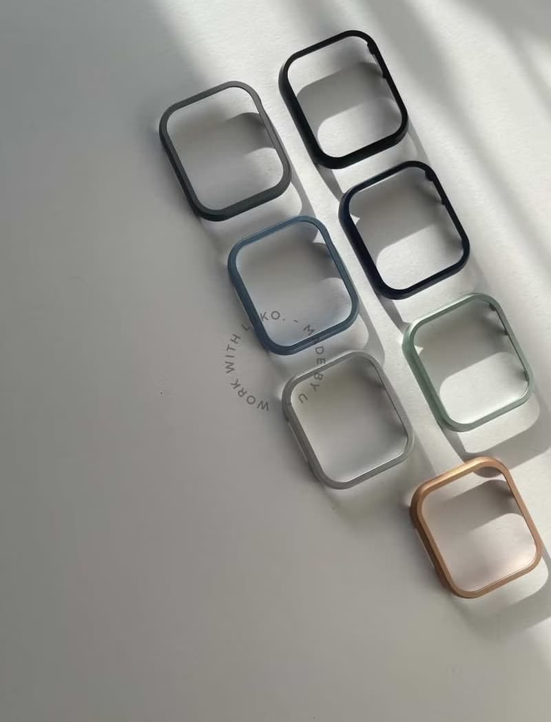 Apple Watch Case | 極簡素色霧感金屬半包防摔硬殼