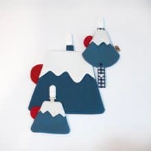 【 Laukku.u 】富士山系列。深藍色