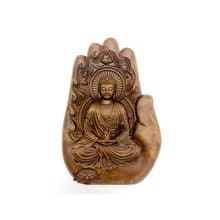 Wooden buddha Statue hand Bodhisattva Buddhism Sculpture Craft Wooden Buddhism