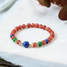 南紅瑪瑙 青金石 手鍊 天然礦石水晶