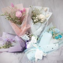 星星月亮永生花小花束 /情人節花束/永生花/乾燥花束/花束/禮物