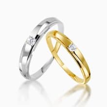 婚戒 18K金 SWEAR簡約主義情侶戒指