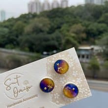【浪漫・黃昏・擴香石口罩扣】香港手作/擴香石飾品/浪漫/情人