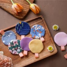 棉花糖環保卸妝棉 布化妝棉 l 可水洗重複使用。親膚純棉、天鵝絨