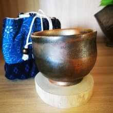 柴燒自然落灰茶杯