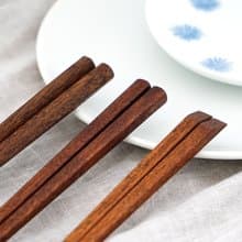 padou Urushi Wood Branch Chopsticks 23cm Gift Present Cutlery Natural Japan