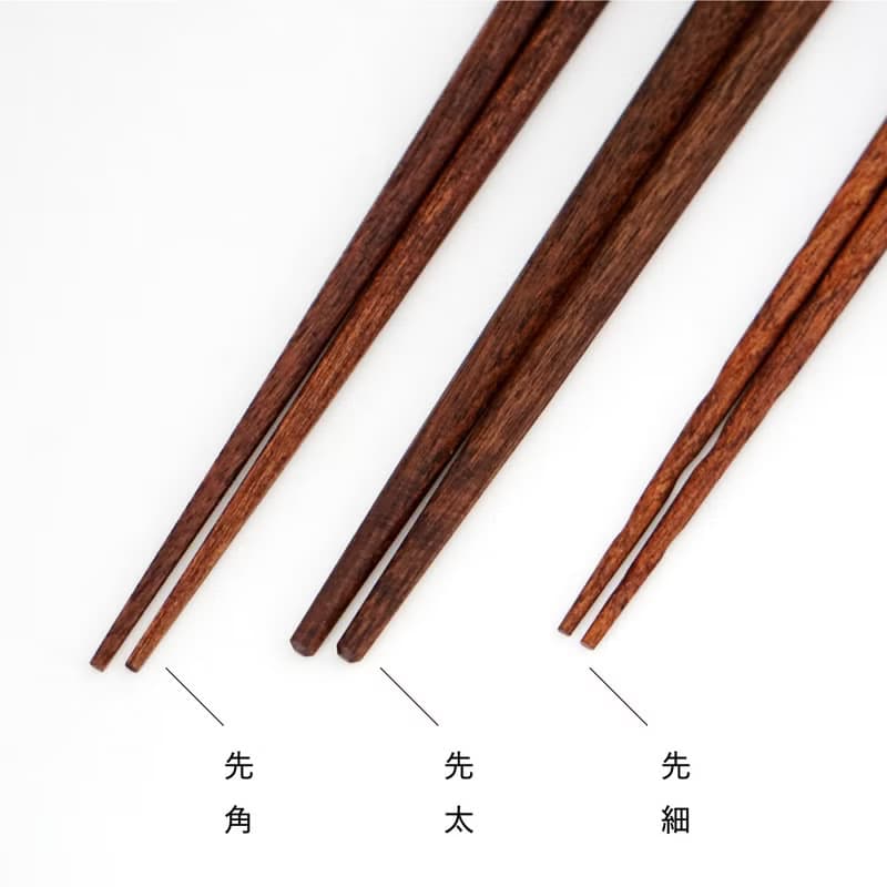 padou Urushi Wood Branch Chopsticks 23cm Gift Present Cutlery Natural Japan