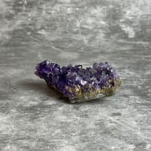 水晶簇- 紫水晶原礦 辦公室療癒微景觀 裝置擺飾 一物一圖