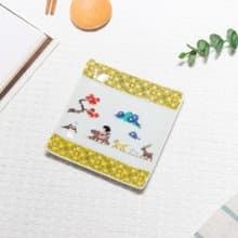 【九谷燒】青郊窯神話故事方盤-金太郎