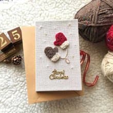 暖暖的聖誕小手套 手工卡片 聖誕卡 | Handmade Christmas card