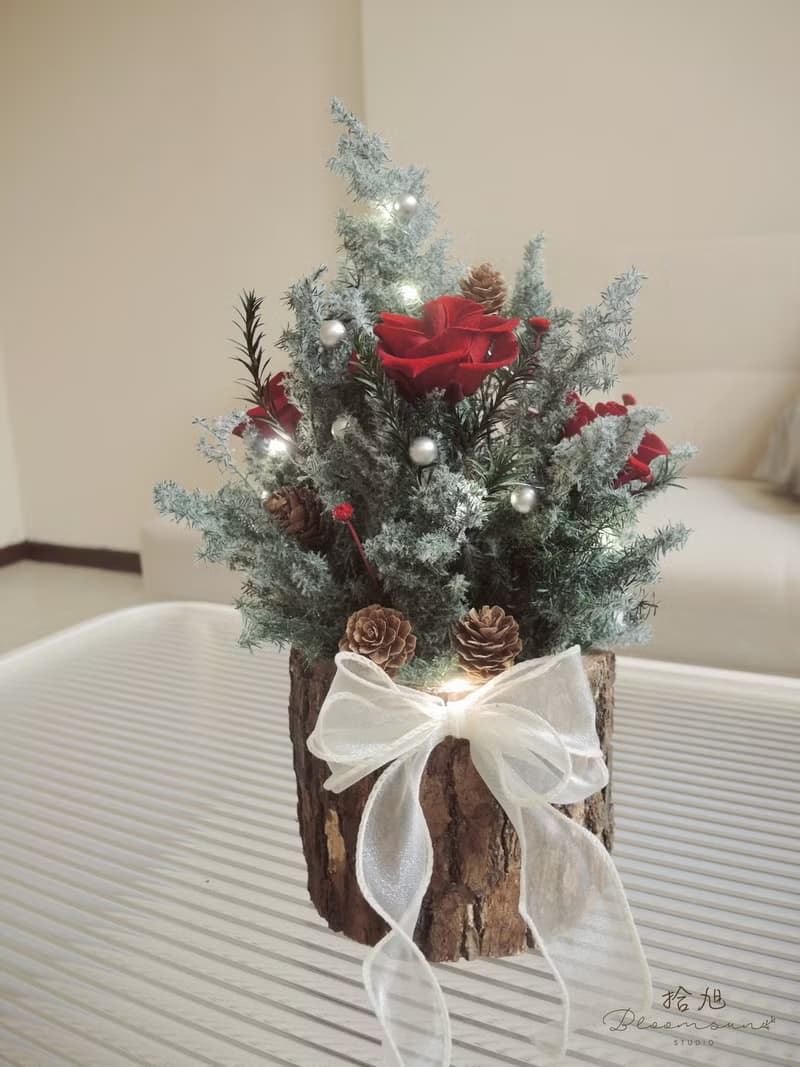 永生花聖誕樹 聖誕花禮 聖誕禮物 交換禮物 聖誕樹