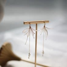 舞曲 • 白 - 手工樹脂耳環 婚禮 禮物