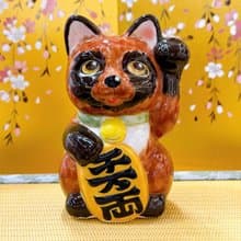 【狸聚萬福】日本清水燒招財貓 | 十個狸貓 - 千万両