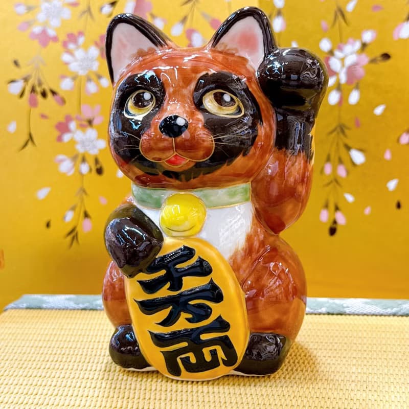 【狸聚萬福】日本清水燒招財貓 | 十個狸貓 - 千万両