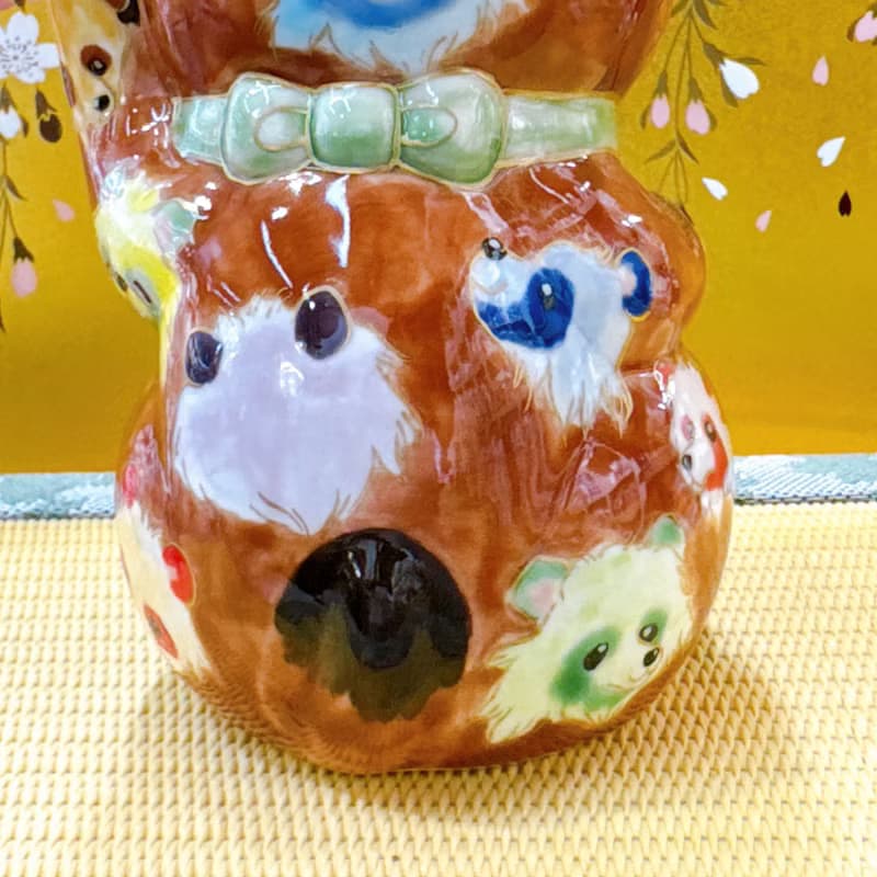 【狸聚萬福】日本清水燒招財貓 | 十個狸貓 - 千万両