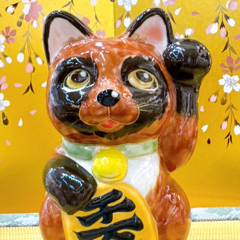 【狸聚萬福】日本清水燒招財貓 | 十個狸貓 - 千万両