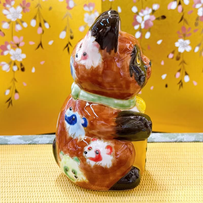 【狸聚萬福】日本清水燒招財貓 | 十個狸貓 - 千万両