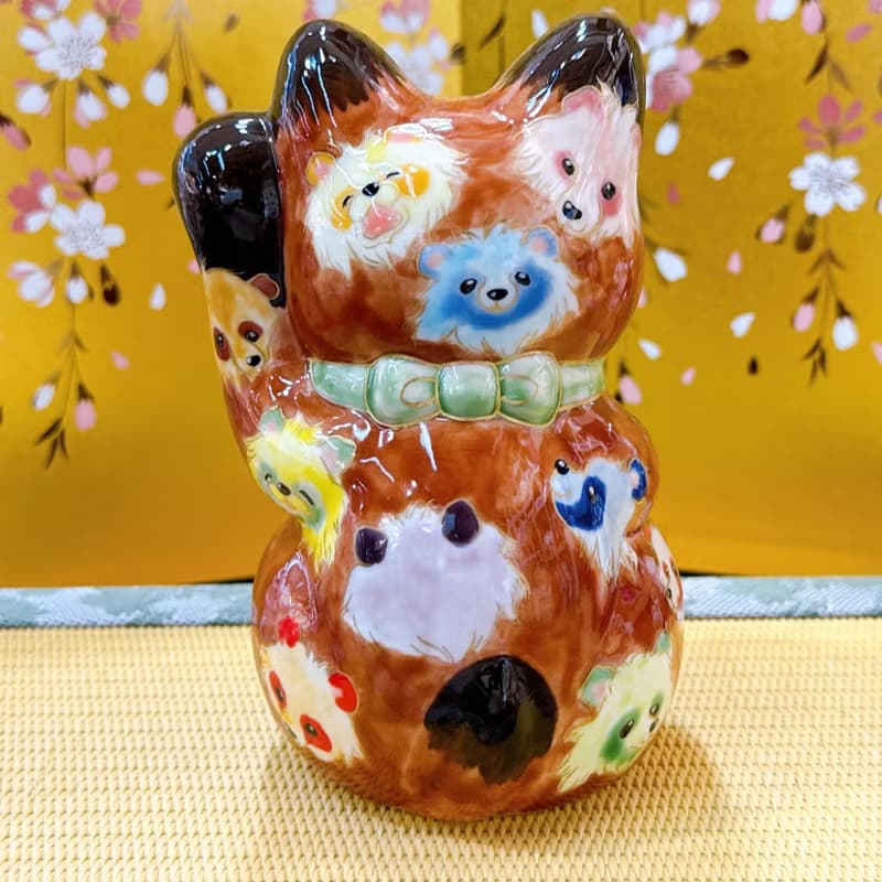 【狸聚萬福】日本清水燒招財貓 | 十個狸貓 - 千万両