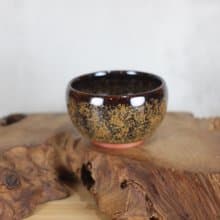【母親節禮物】150ml 天目釉 手拉坯茶杯 鶯歌名家葉敏祥手作